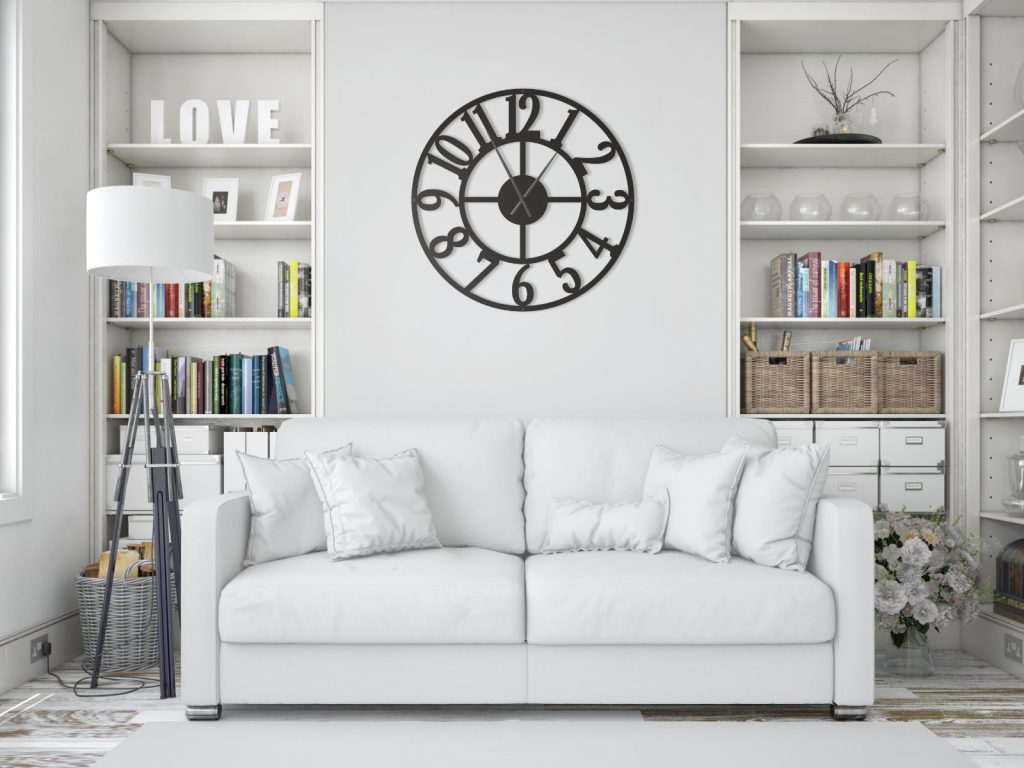 Horloge murale en métal Roma II 60 cm – Image 2