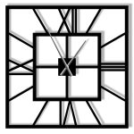 Grande Horloge Murale Plaza 90 cm