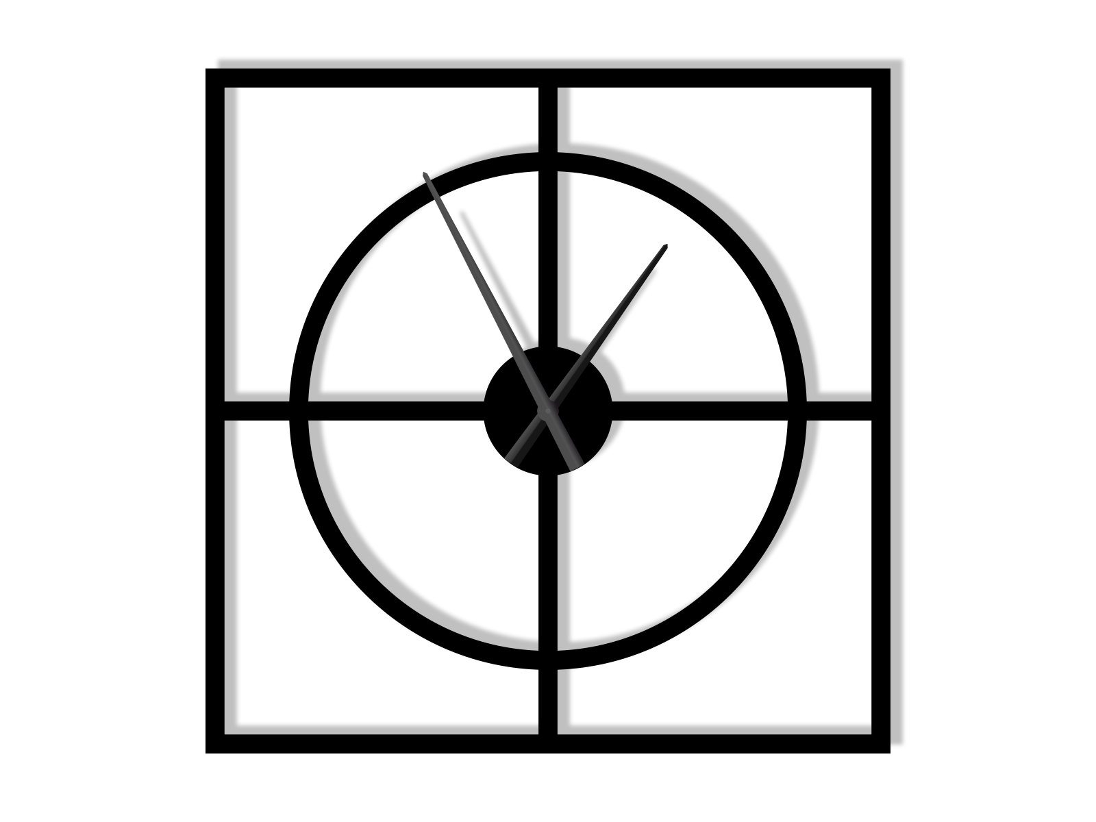 cien Grande Horloge Murale Simple 80 cm – Image 1